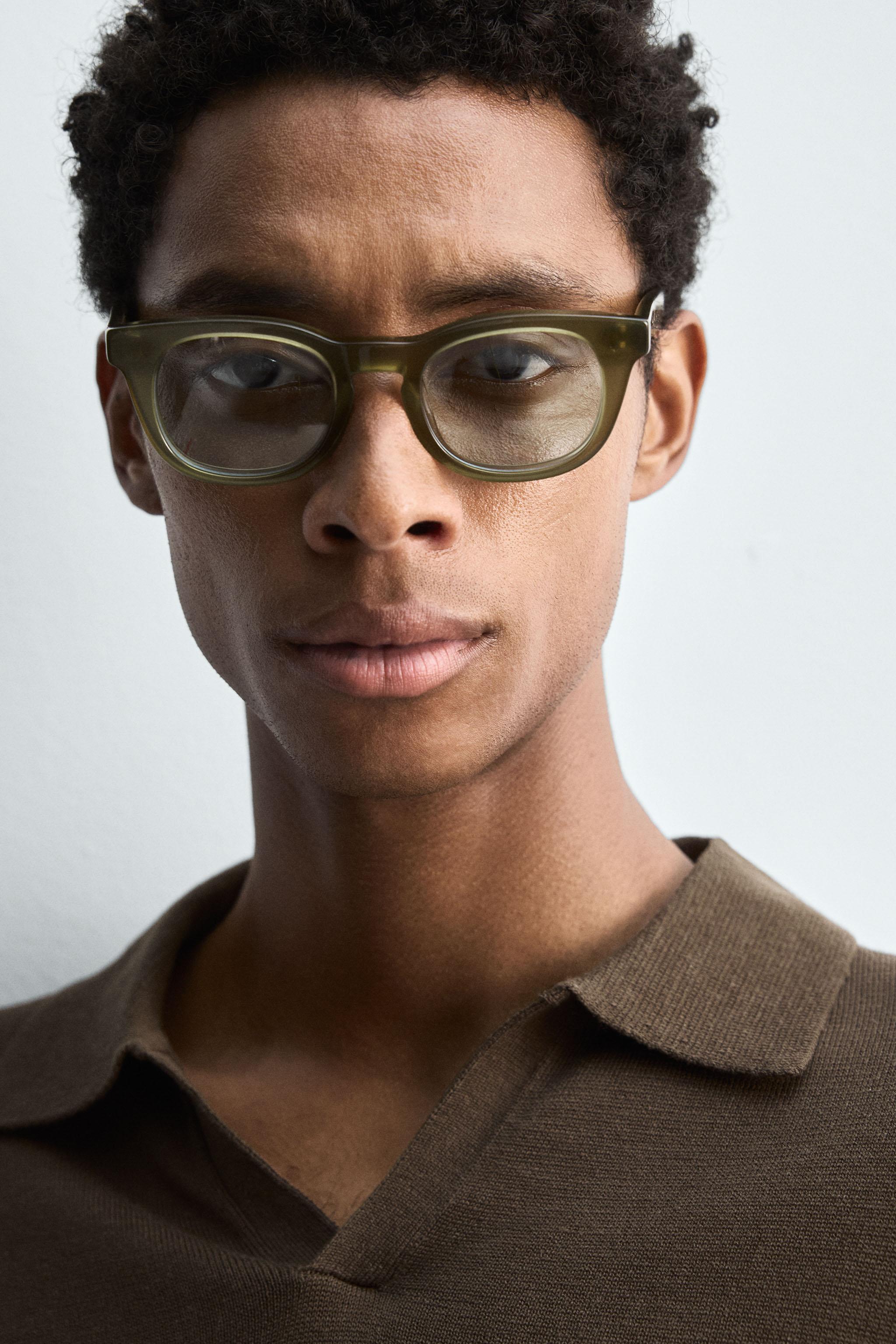 COTTON-HEMP KNIT POLO SHIRT